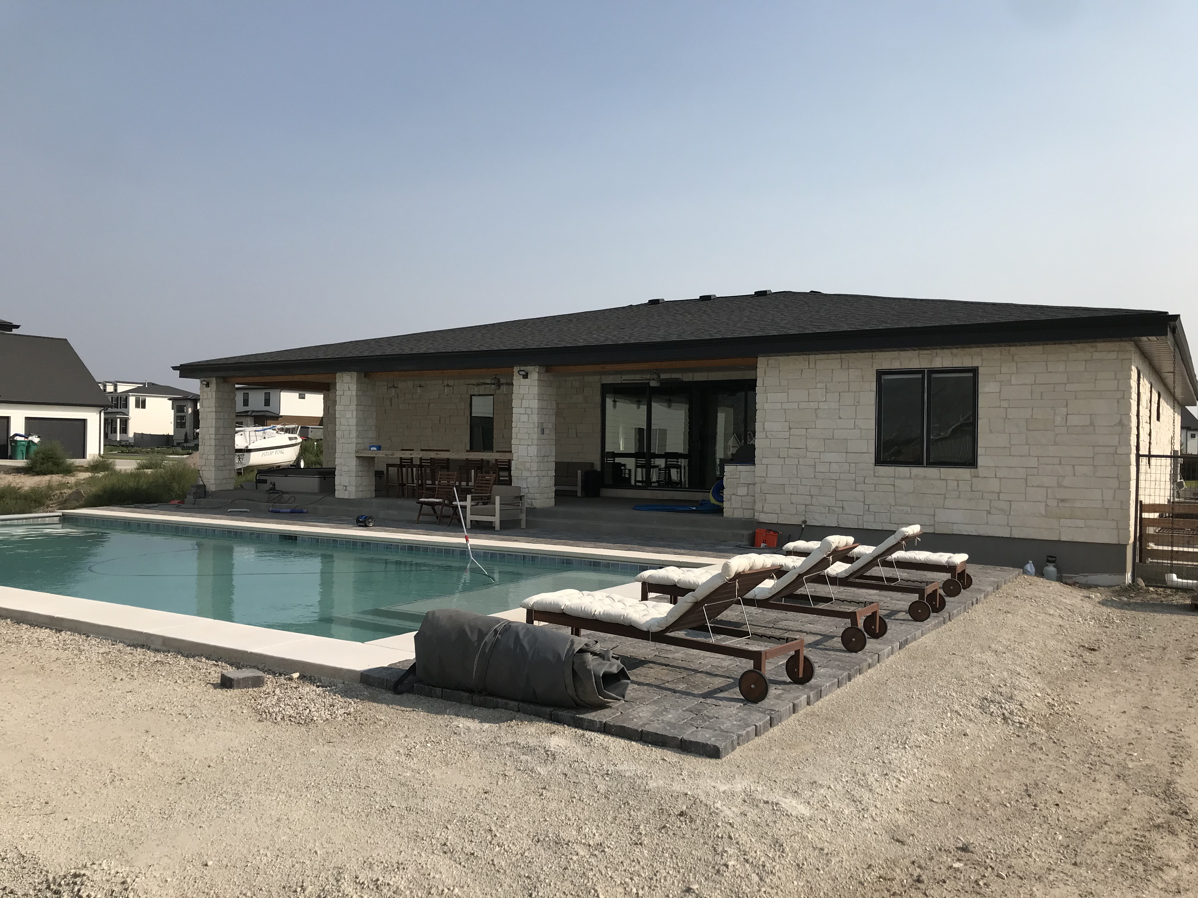 Pool home exterior window cleaning Utah County